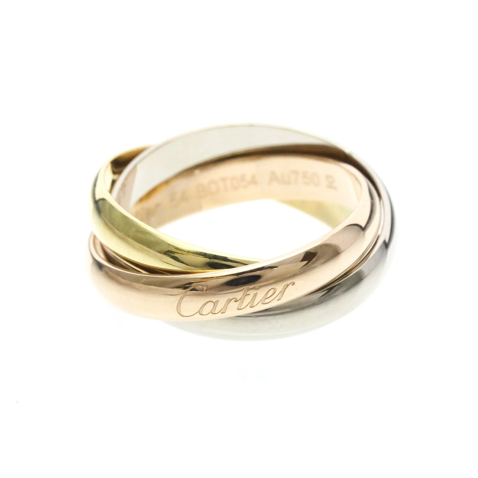 Cartier Trinity Ring Yellow Gold 18kPink Gold 18kWhite Gold 18k Fashi